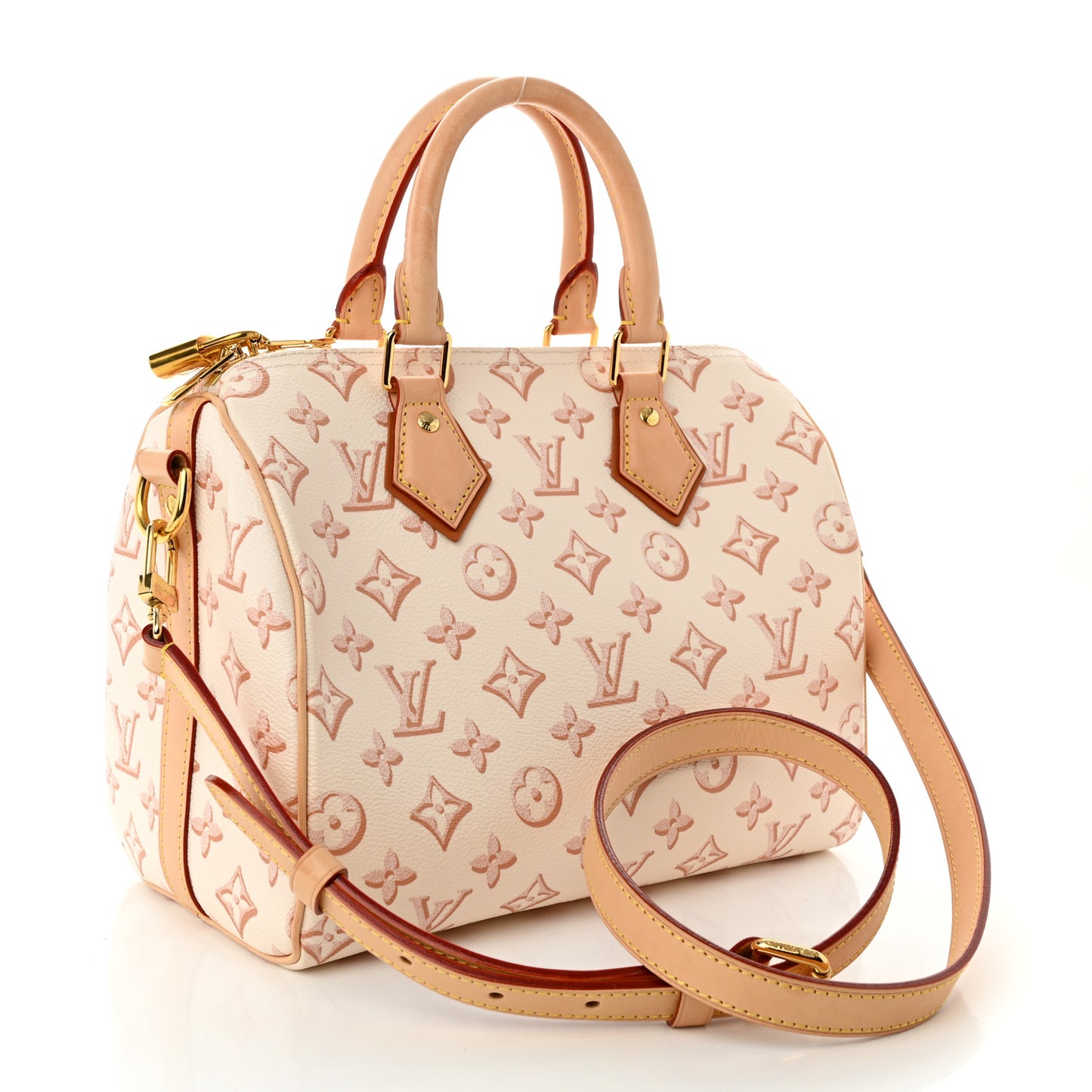 Monogram Fall for You Speedy Bandouliere 25 Beige Clair