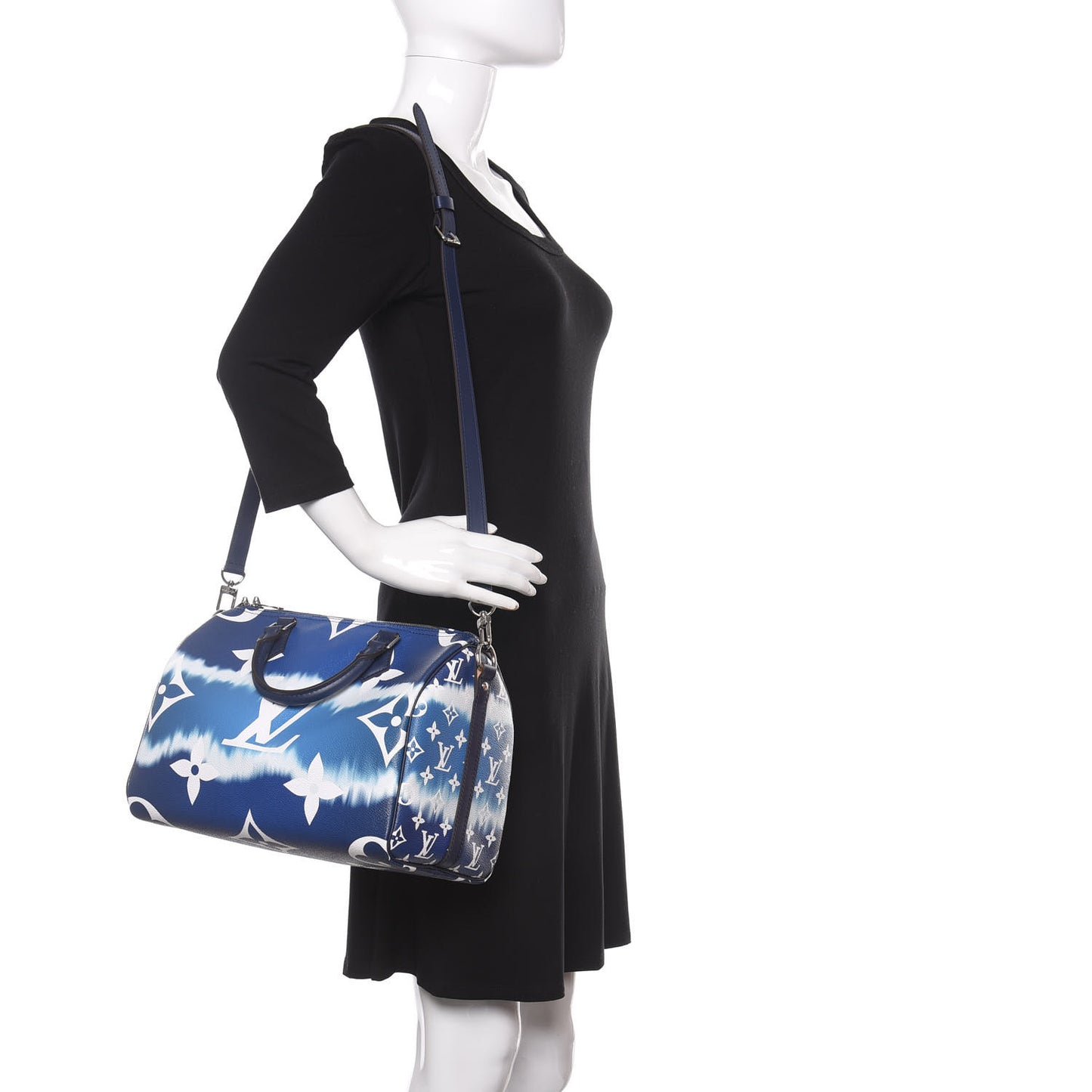 Monogram Escale Speedy Bandouliere 30 Blue
