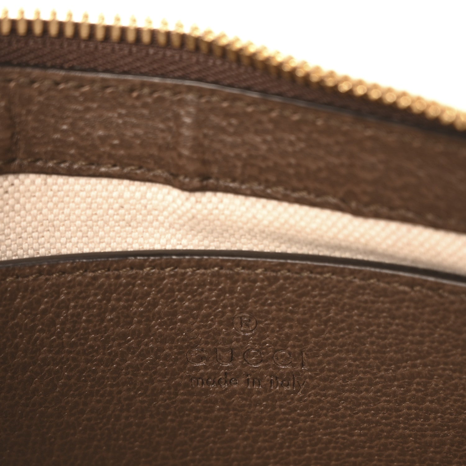 Gucci GG Supreme Monogram Textured Dollar Calfskin Web Small Ophidia GG Handbag Beige Ebony New Acero 6 of 10