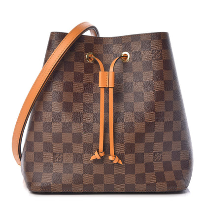 Louis Vuitton Damier Ebene Neonoe MM Safran 1 of 11