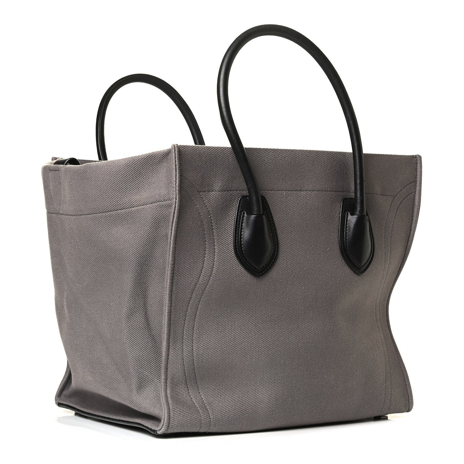 Celine Cotton Canvas Medium Phantom Luggage Grey 2 of 5