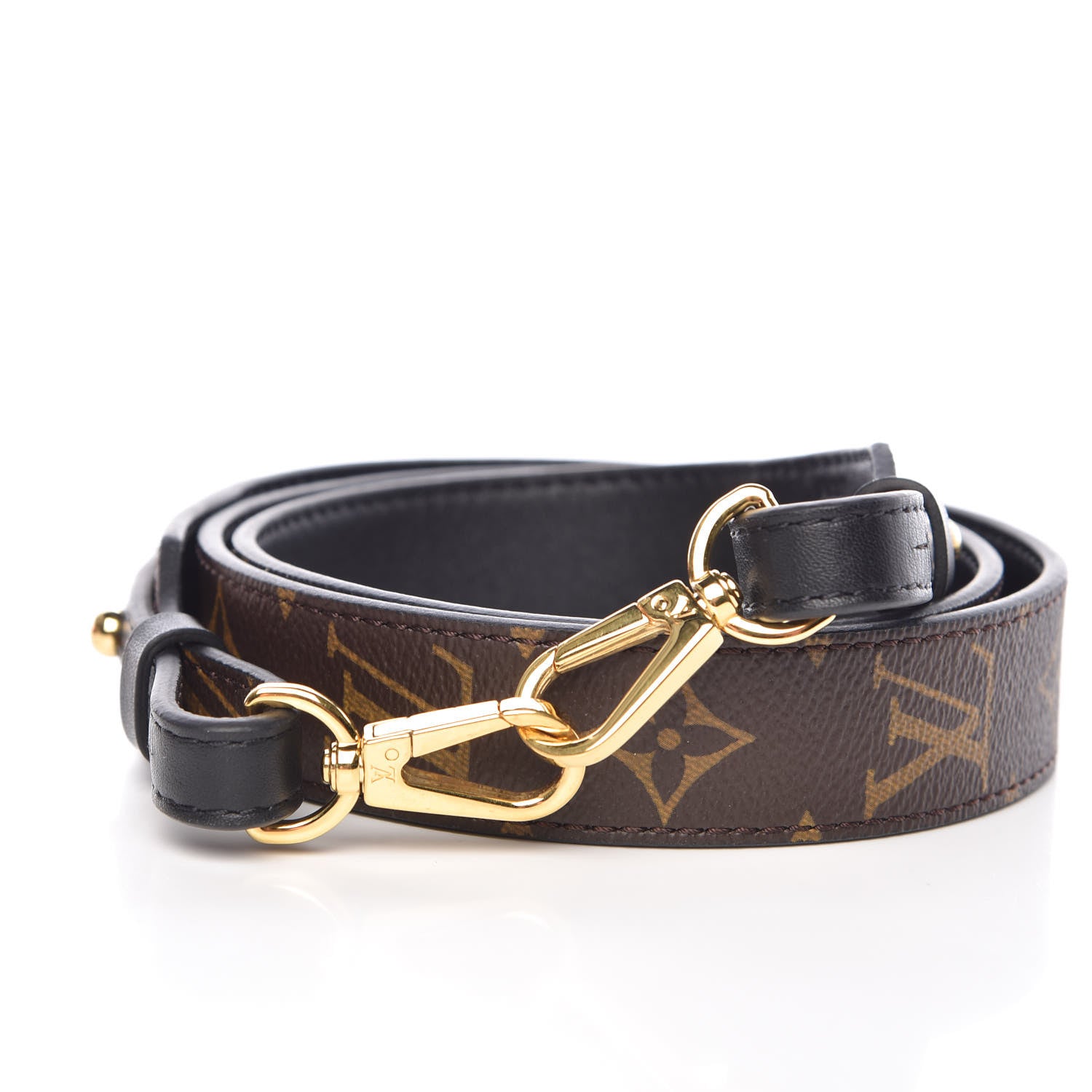 Louis Vuitton Monogram Bandouliere Shoulder Strap XL Black 3 of 6