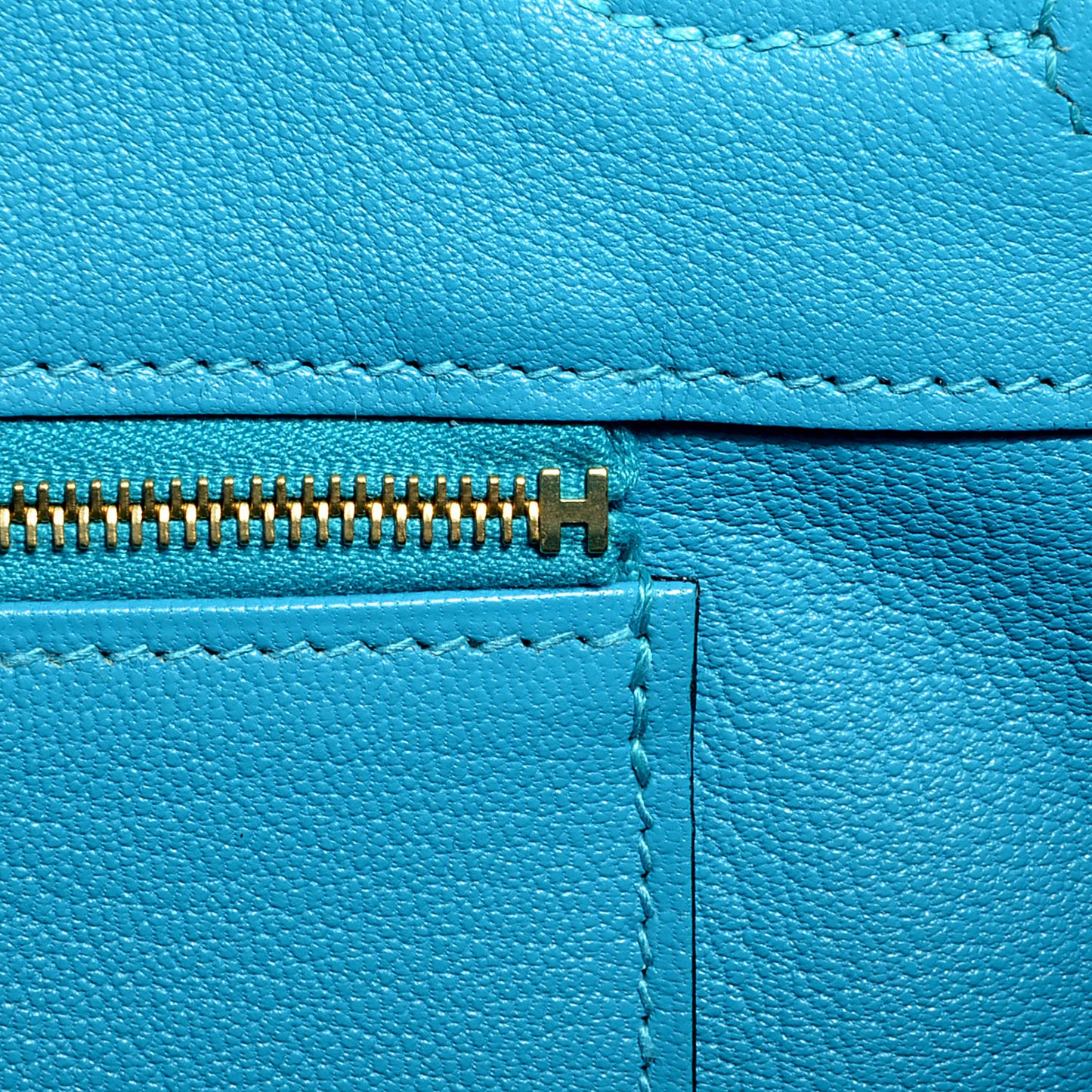 Togo Birkin 35 Turquoise
