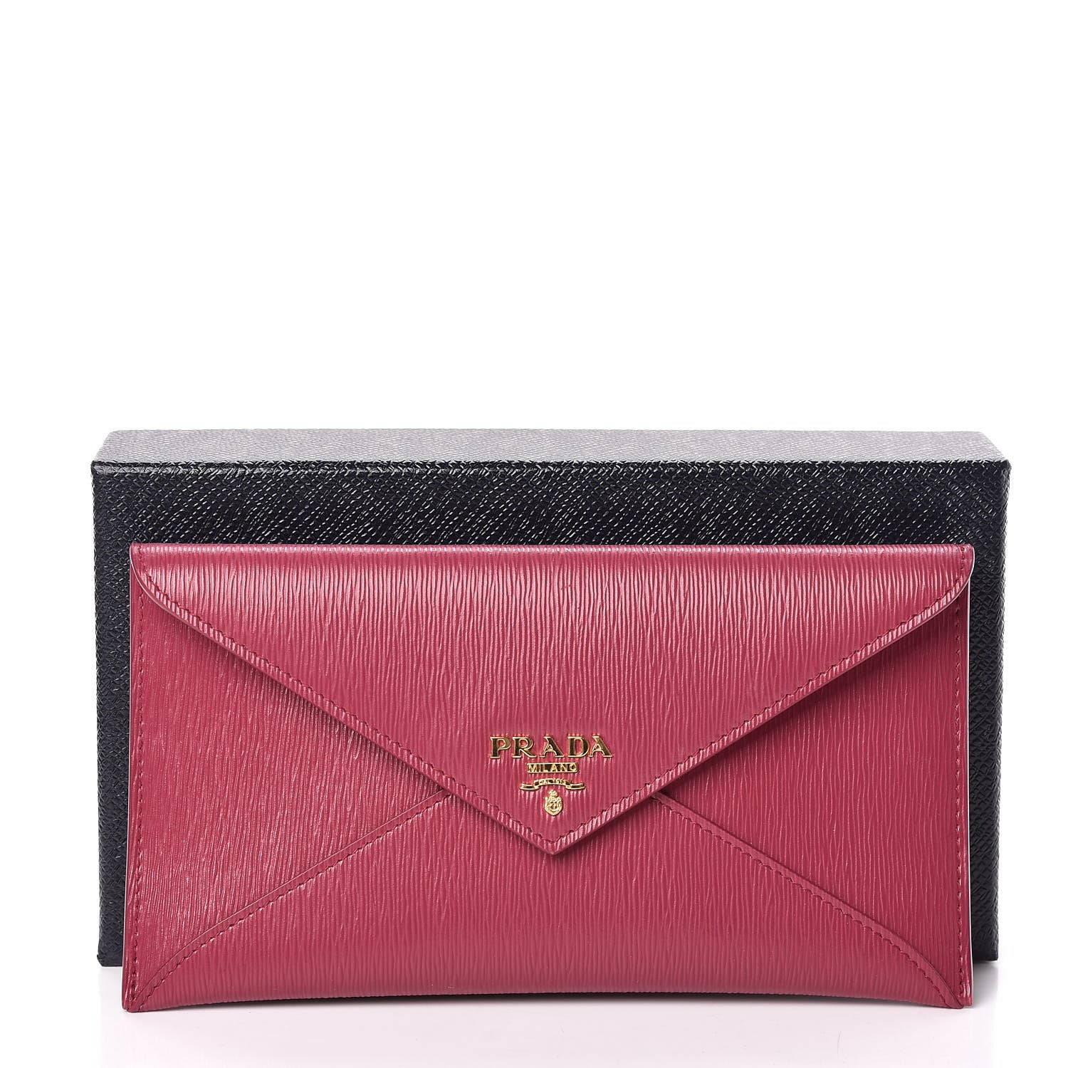 Prada Vitello Move Envelope Wallet Ibisco 9 of 9
