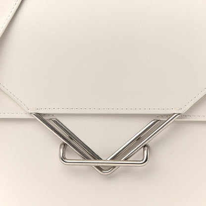 Bottega Veneta Box Calfskin Nappa Clip Bag Chalk 7 of 9