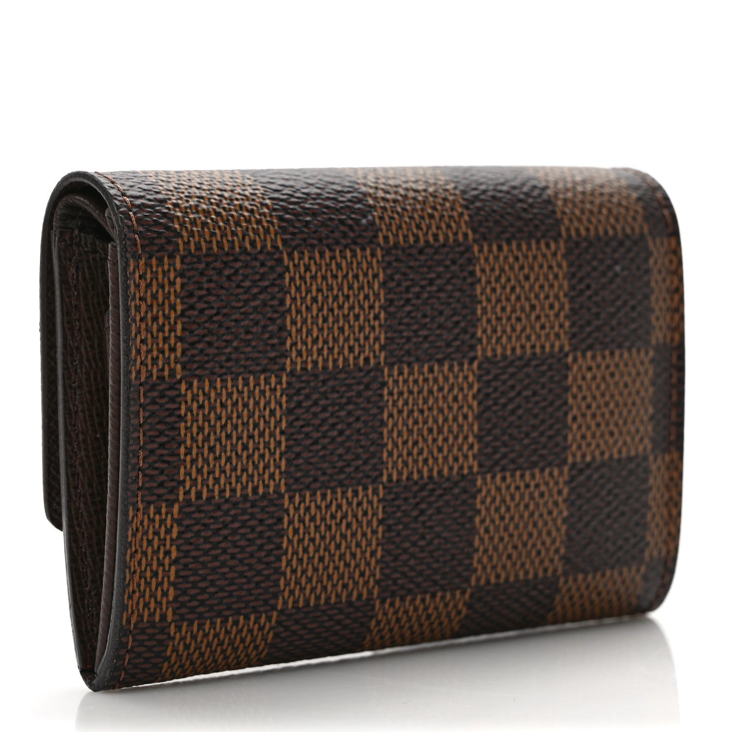Louis Vuitton Damier Ebene Porte-Monnaie Plat Coin Purse 3 of 6