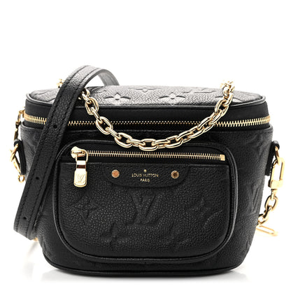 Louis Vuitton Empreinte Mini Bumbag Black 1 of 9