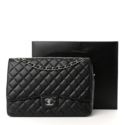 Chanel Caviar Quilted Maxi Single Flap Black 11 of 11