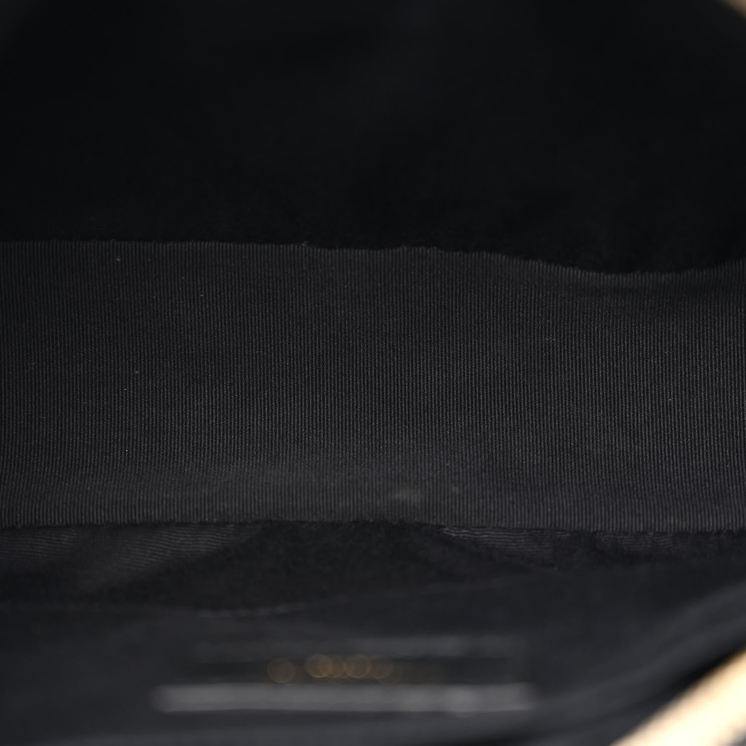 Saint Laurent Calfskin Matelasse Monogram Lou Camera Bag Black 5 of 13
