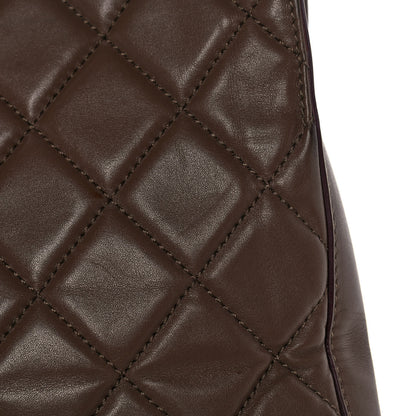 Chanel Calfskin Quilted Perfect Edge Tote Brown 12 of 23