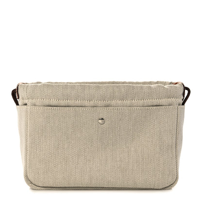 Hermes Canvas Barenia Fourbi 20 PM Pouch Naturel Fauve 1 of 10
