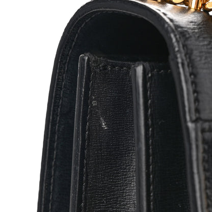 Saint Laurent Calfskin Medium Monogram Sunset Black 14 of 16