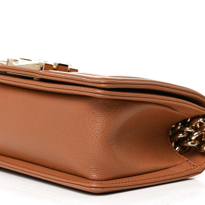 Chanel Caviar Quilted Small Boy Flap Brown 10 of 11