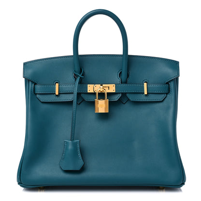 Hermes Swift Birkin 25 Vert Bosphore 1 of 10