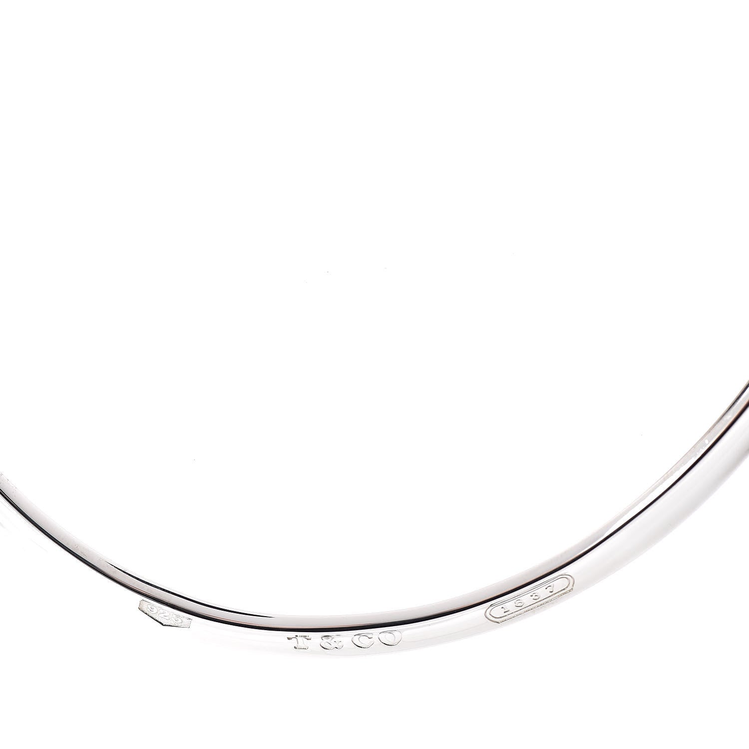Tiffany Sterling Silver 1837 Collar Necklace 3 of 6