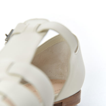 Christian Dior Calfskin Sauvage Ballerina Flat 40 Ivory 11 of 16