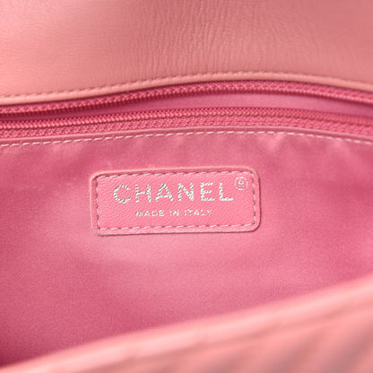 Chanel Lambskin Quilted Large CC Crossing Flap Pink 6 of 11