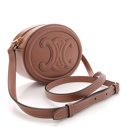 Celine Smooth Calfskin Cuir Triomphe Oval Bag Tan 3 of 11