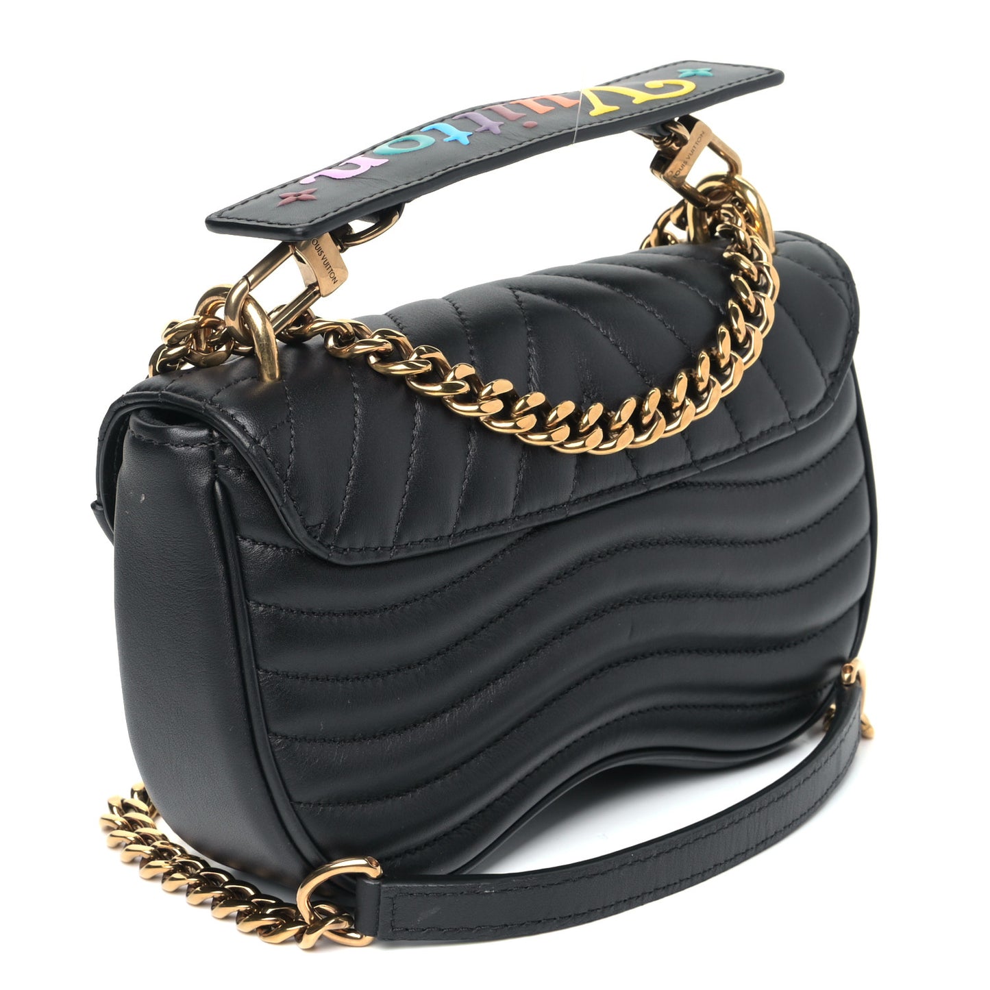 Calfskin New Wave Chain Black