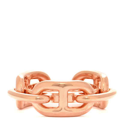 Hermes Plated Brass Regate Scarf Ring Plaqué Or Rose 1 of 5