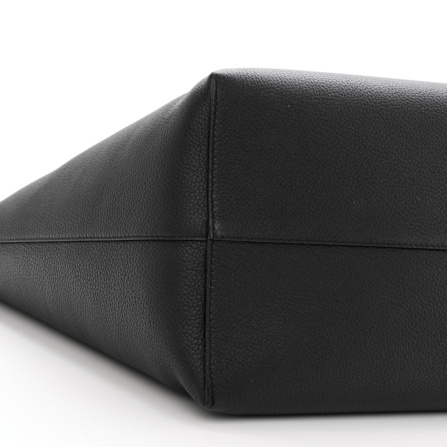 Alexander McQueen Grained Calfskin Skull Open Shopper Tote Black 8 of 14