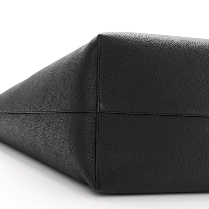 Alexander McQueen Grained Calfskin Skull Open Shopper Tote Black 8 of 14