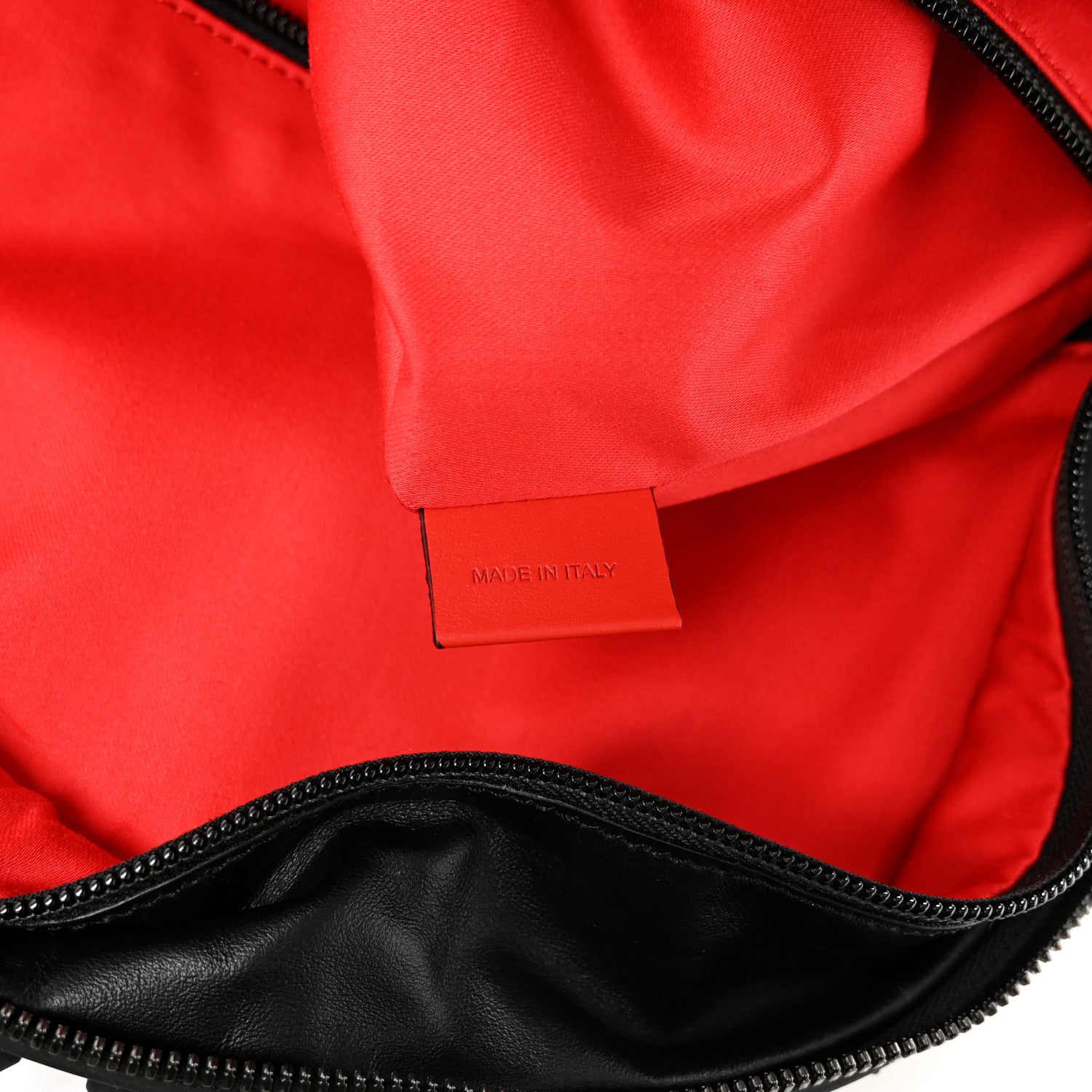 Christian Louboutin Calfskin Embossed Backparis Spiked Backpack Black 7 of 10