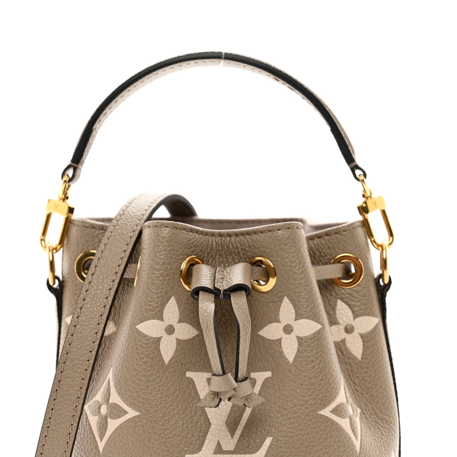 Louis Vuitton Empreinte Monogram Giant Nano Noe Tourterelle Creme 5 of 9