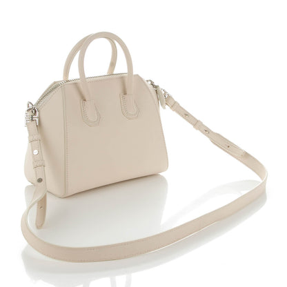 Givenchy Sugar Goatskin Mini Antigona Ivory 3 of 10