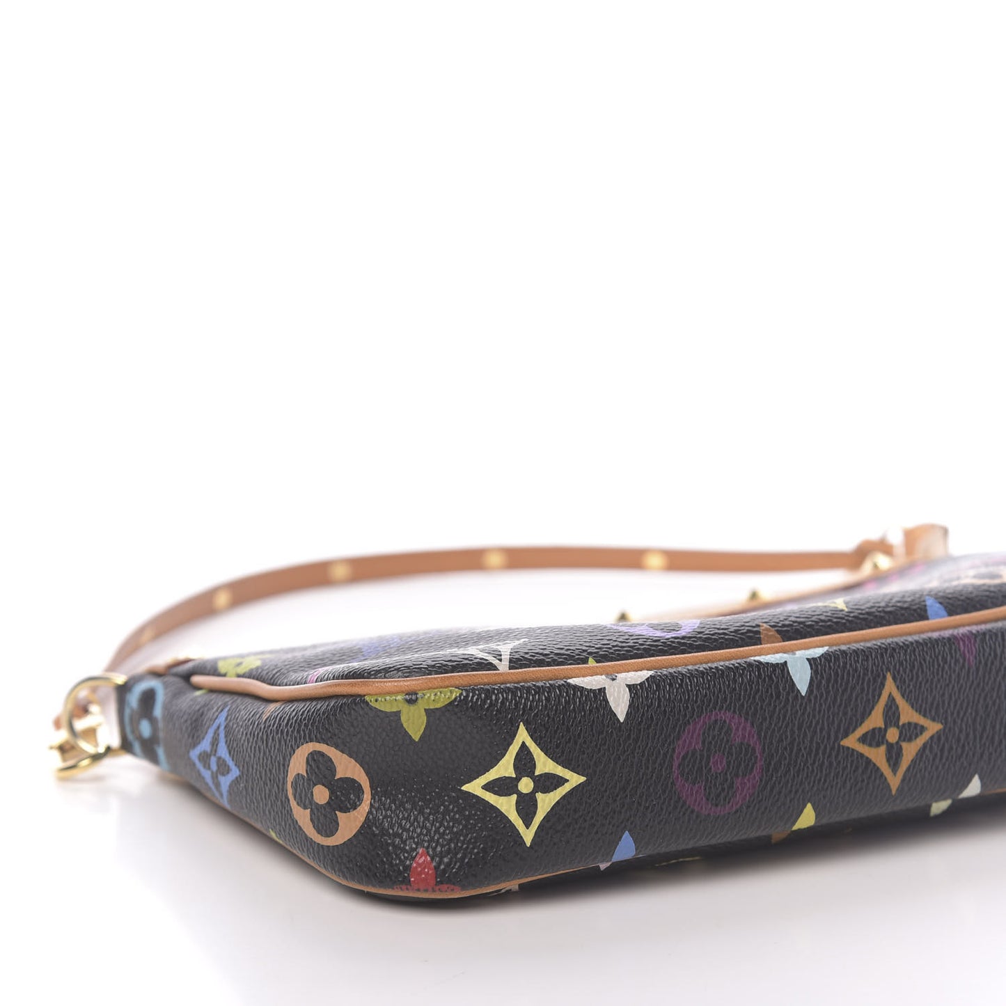 Monogram Multicolor Pochette Accessories Black