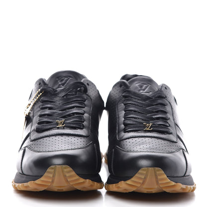 Louis Vuitton X SUPREME Calfskin Run Away Sneakers 7 Black 2 of 9
