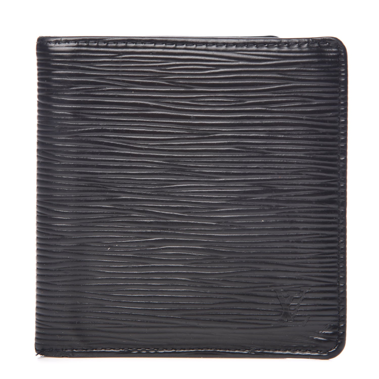 Louis Vuitton Epi 6 Card Billfold Wallet Black 1 of 10