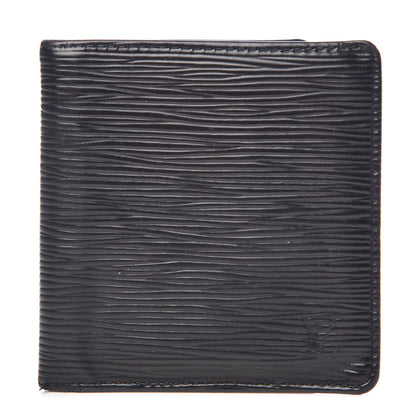 Louis Vuitton Epi 6 Card Billfold Wallet Black 1 of 10