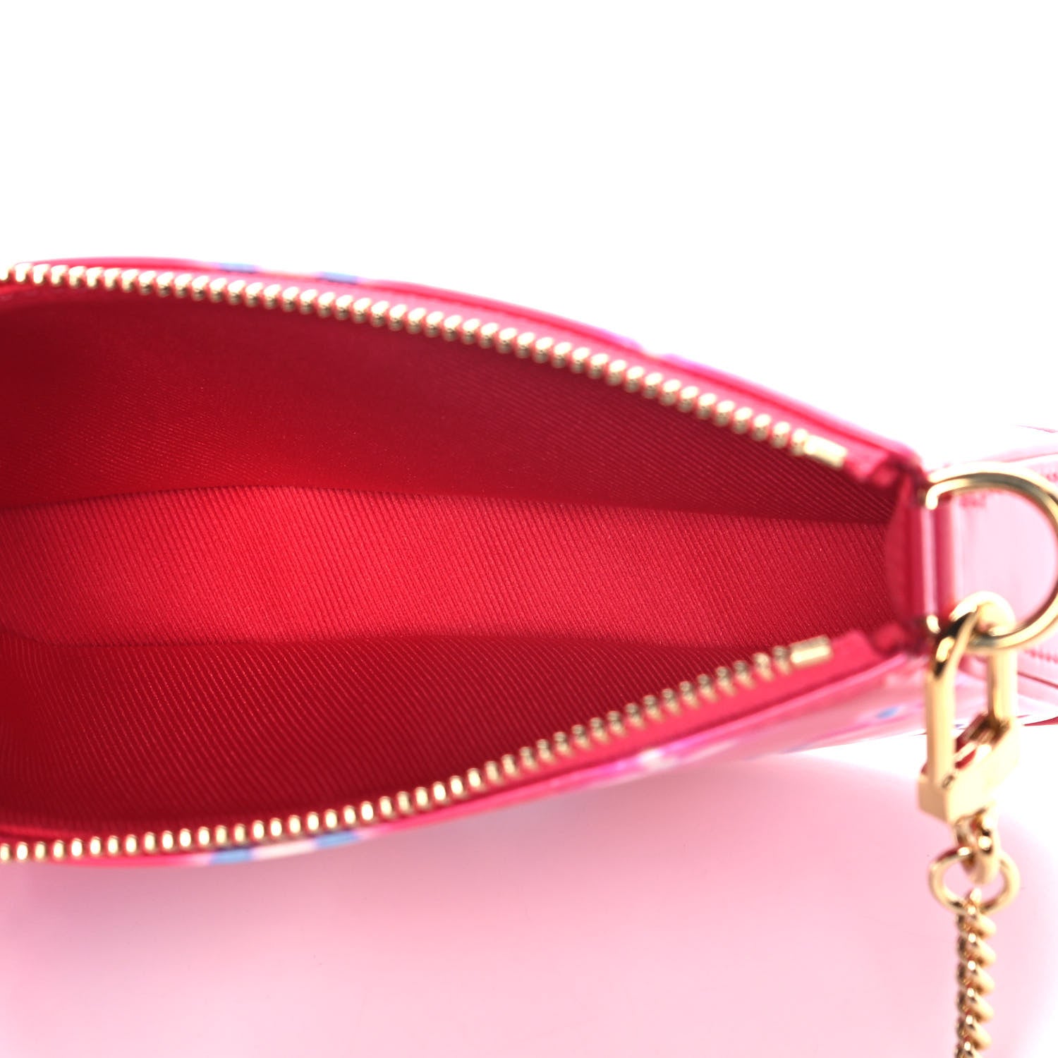 Louis Vuitton Vernis Valentine Mini Pochette Accessories Fuchsia Neon 5 of 10