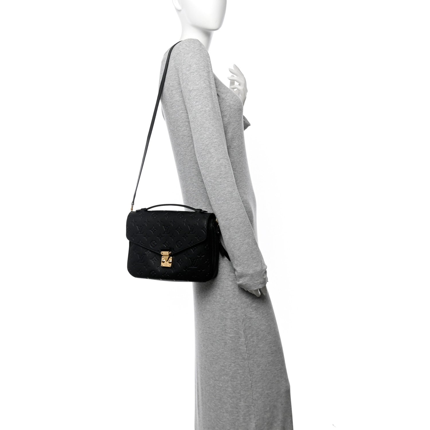 Louis Vuitton Empreinte Pochette Metis Black 2 of 9