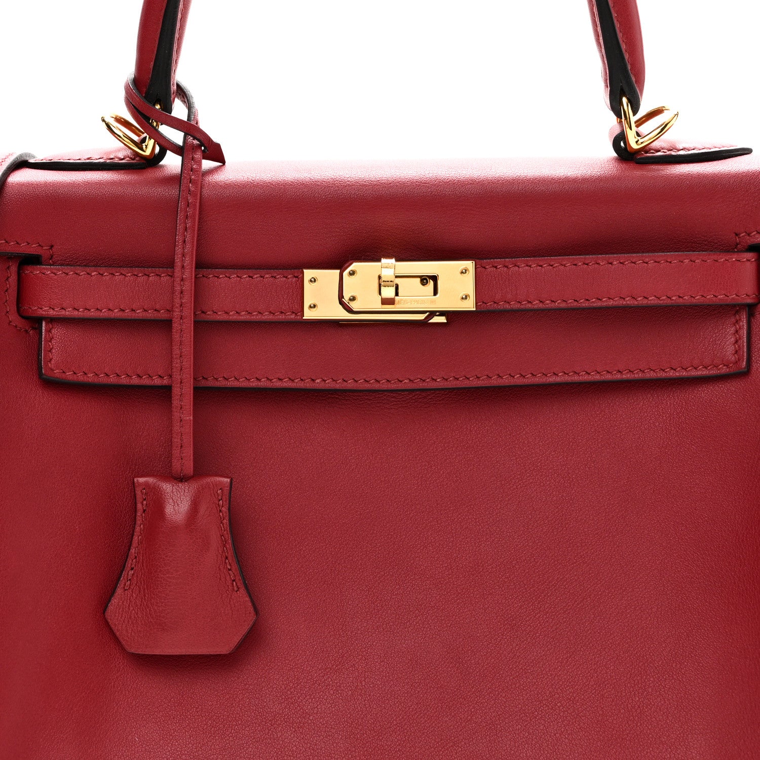 Hermes Swift Kelly Retourne 25 Rouge Grenat 1780476 – FASHIONPHILE