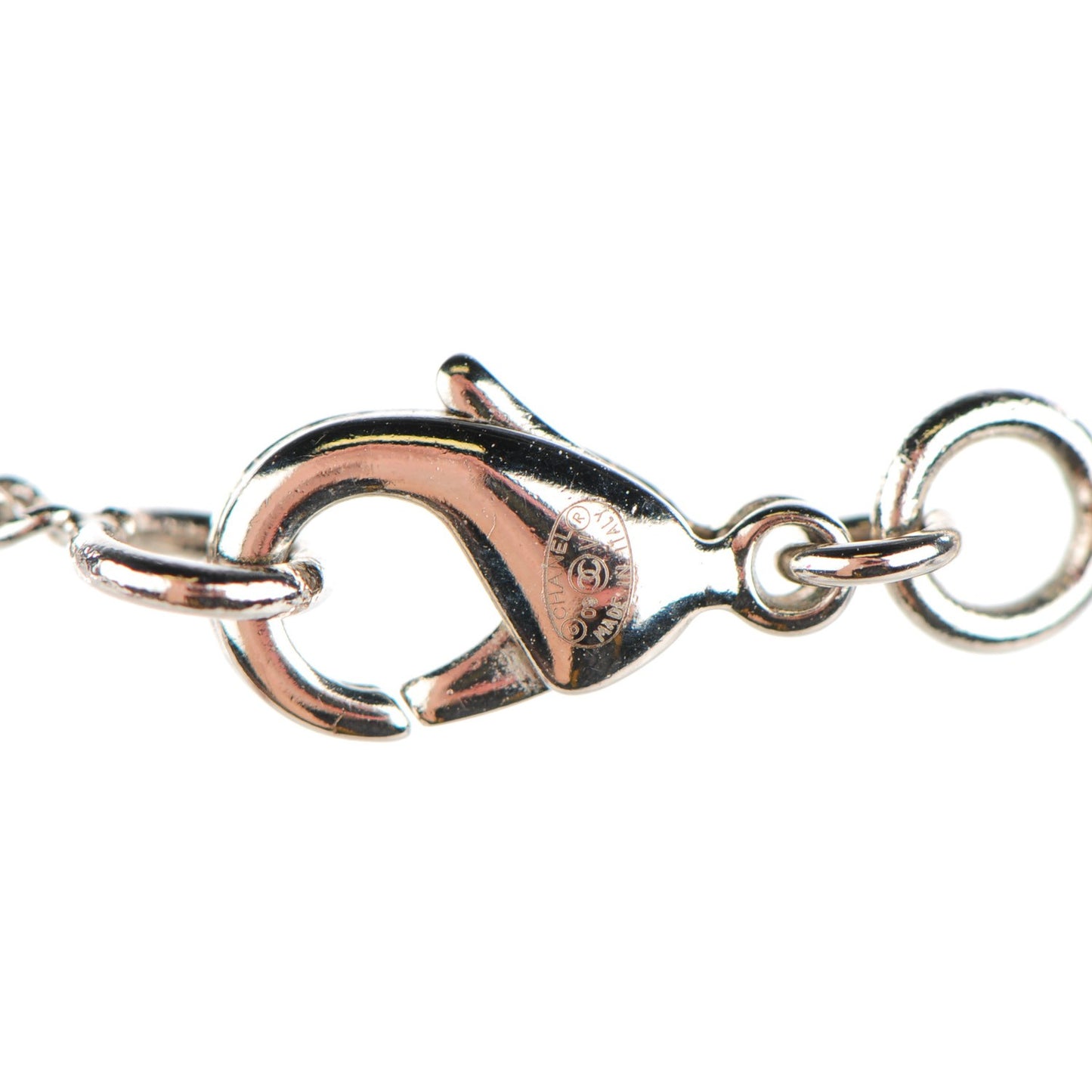 Crystal Timeless CC Necklace Silver