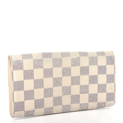 Louis Vuitton Damier Azur Sarah Wallet 3 of 10