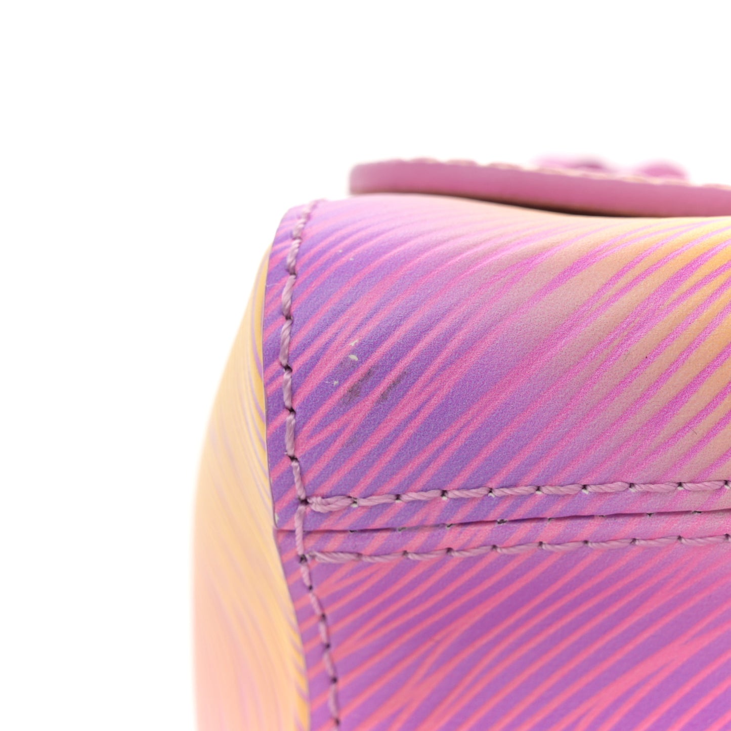 Epi Twist Shoulder Bag MM Gradient Orange