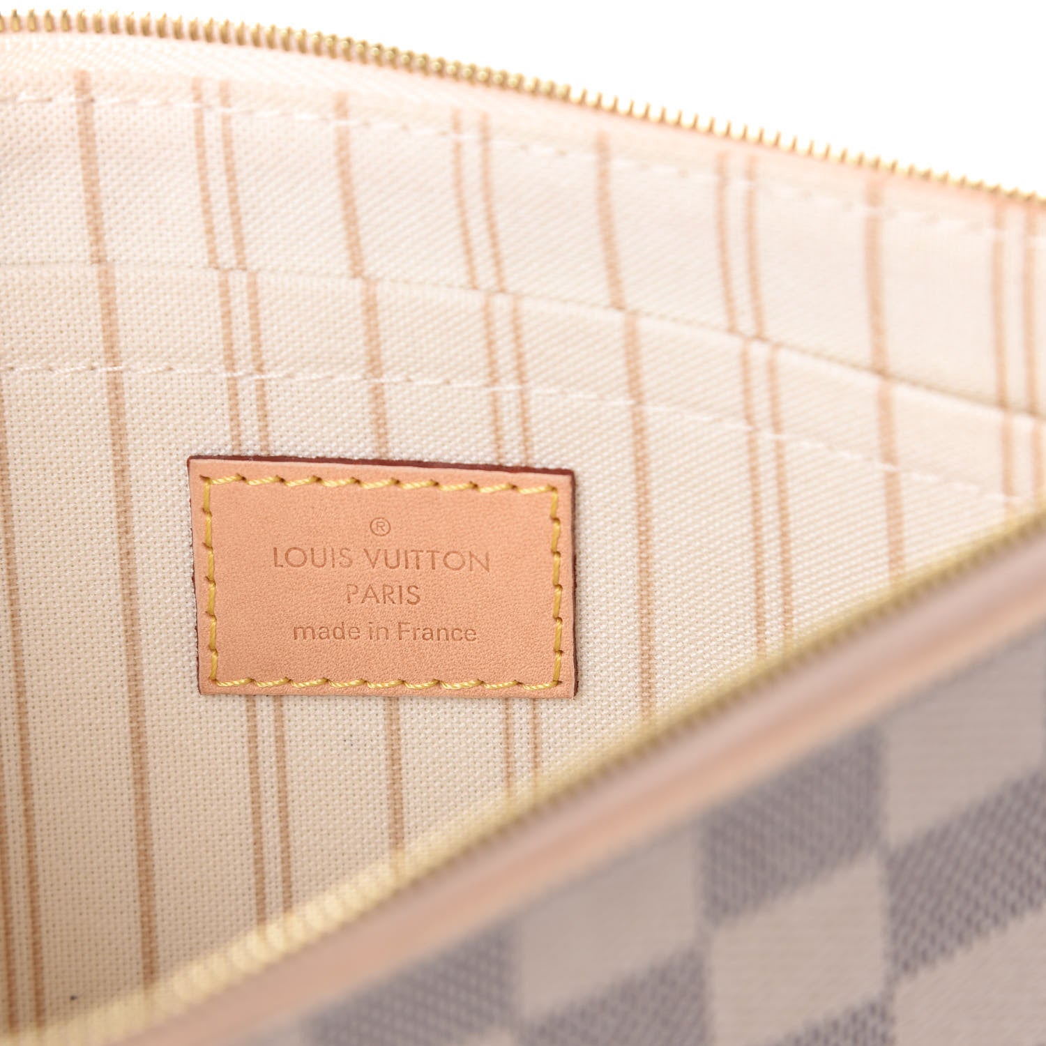 Louis Vuitton Damier Azur Neverfull MM GM Pochette 6 of 9