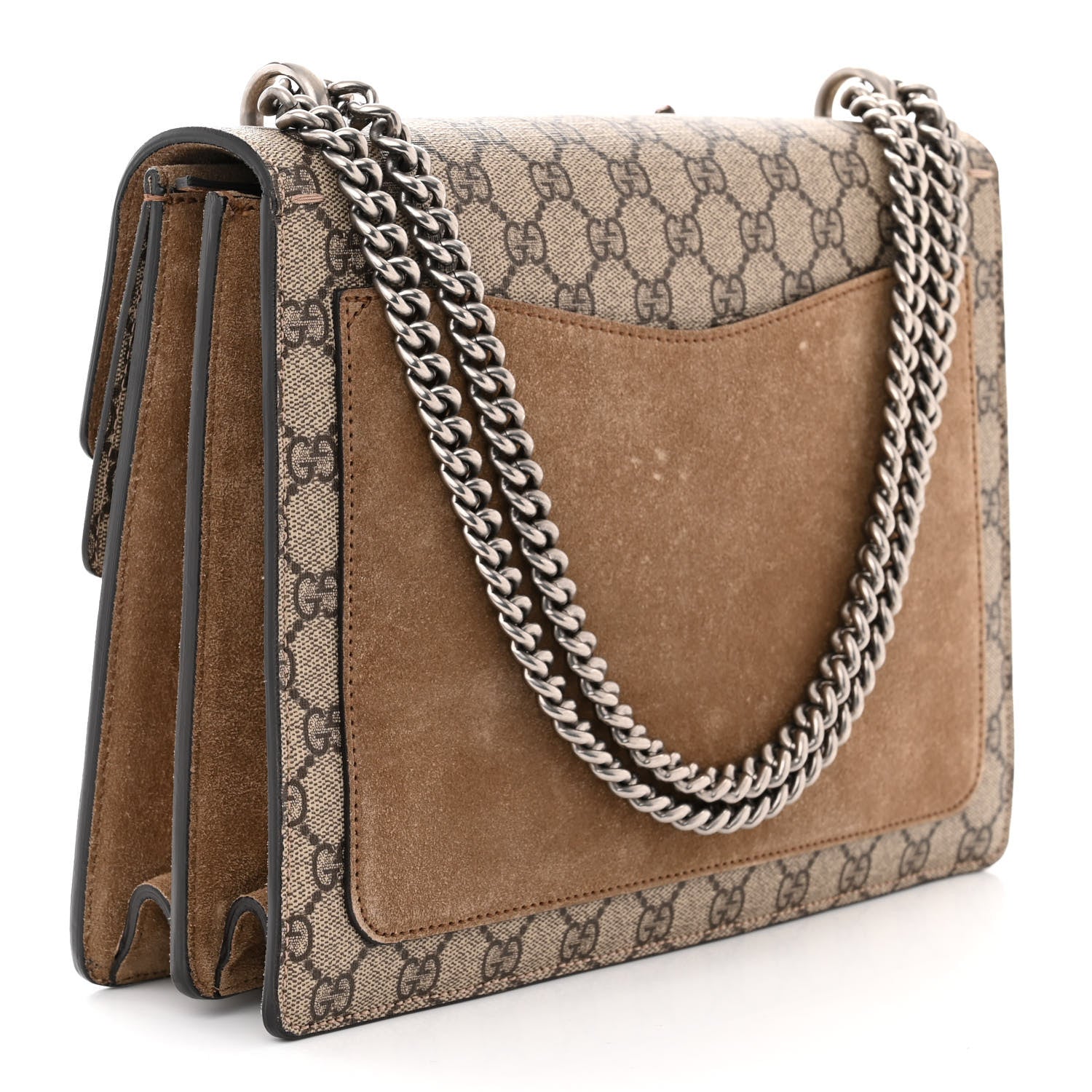 Gucci GG Supreme Monogram Shooting Star Embroidered Medium Dionysus Shoulder Bag Beige 3 of 13