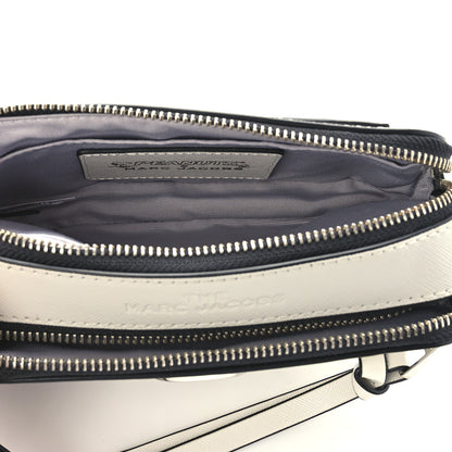Marc Jacobs X Peanuts Saffiano Small Snoopy Snapshot Camera Bag White Black 5 of 15