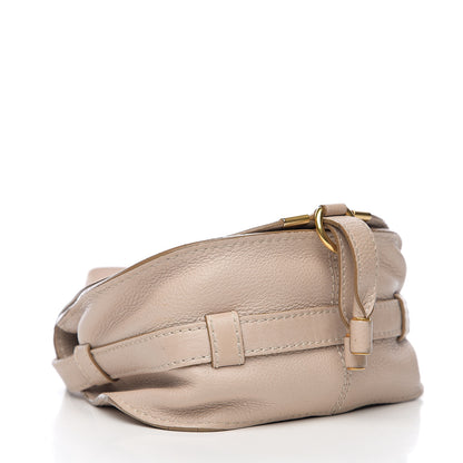 Chloe Calfskin Mini Marcie Round Crossbody Bag Abstract White 3 of 9