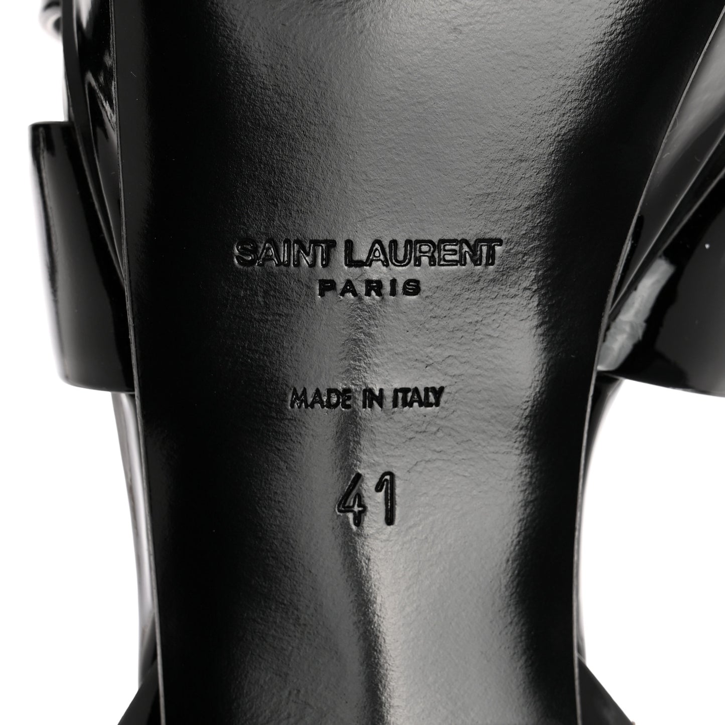 Patent Tribute 105 Platform Sandals 41 Black