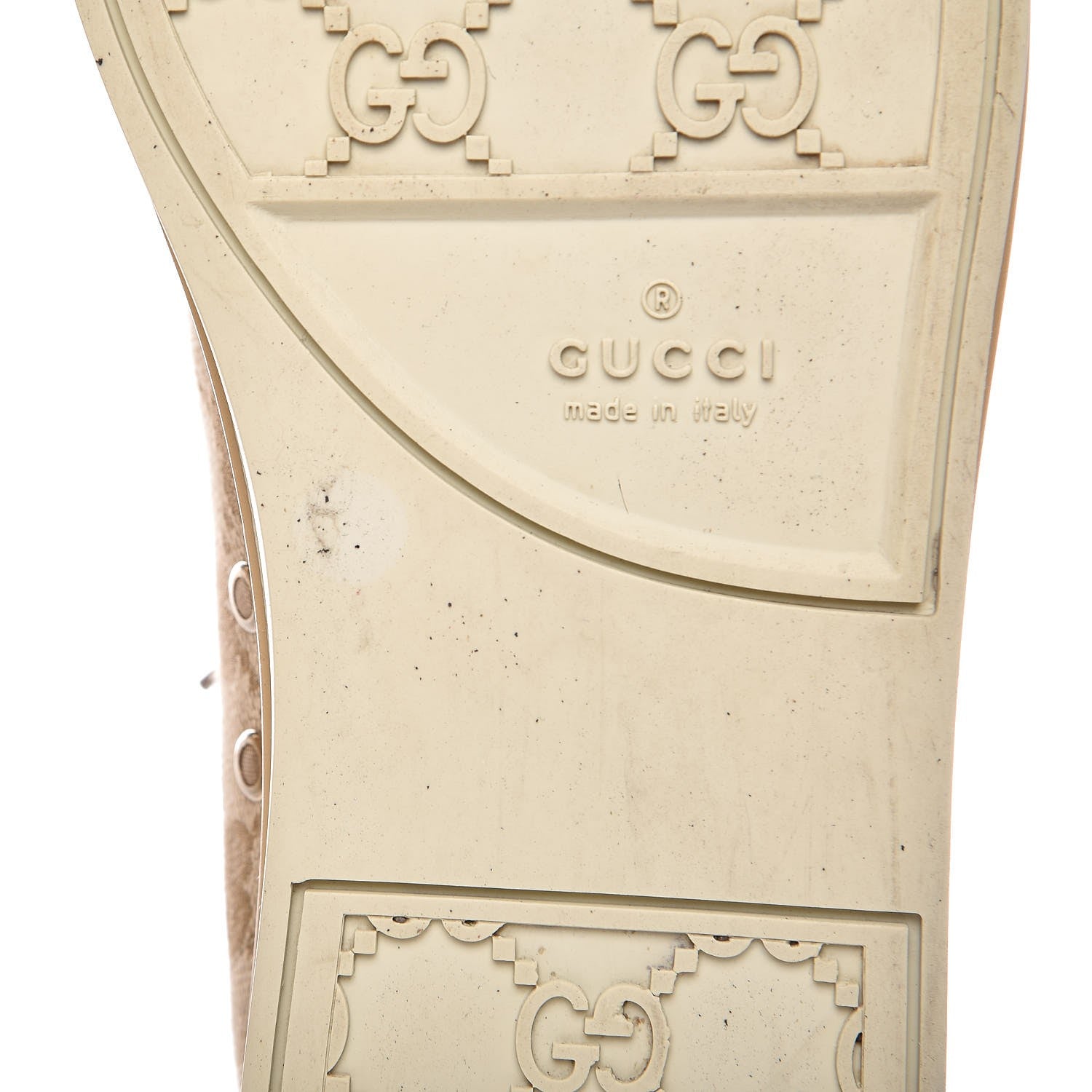 Gucci Monogram High Top Sneakers 39.5 Gold 14 of 14