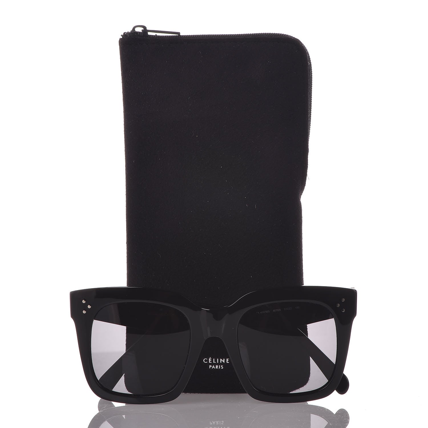 Celine Tilda Sunglasses CL 41076/S Black 7 of 7