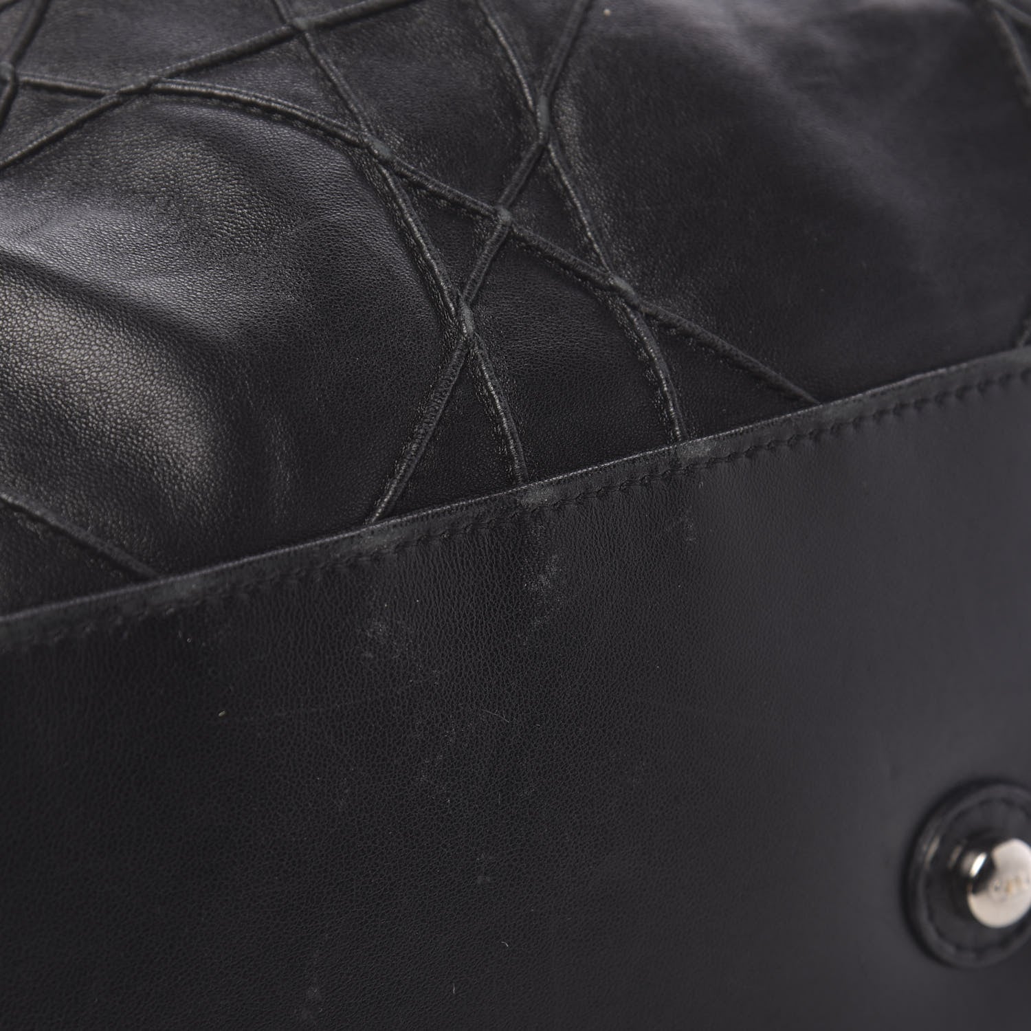 Christian Dior Lambskin Cannage Medium Le Trente Tote Black 15 of 17