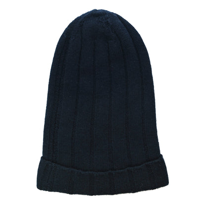 Chanel Cashmere CC Beanie Hat M Blue 2 of 7