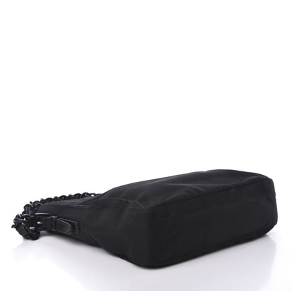 Prada Tessuto Nylon Chain Shoulder Bag Black 3 of 8