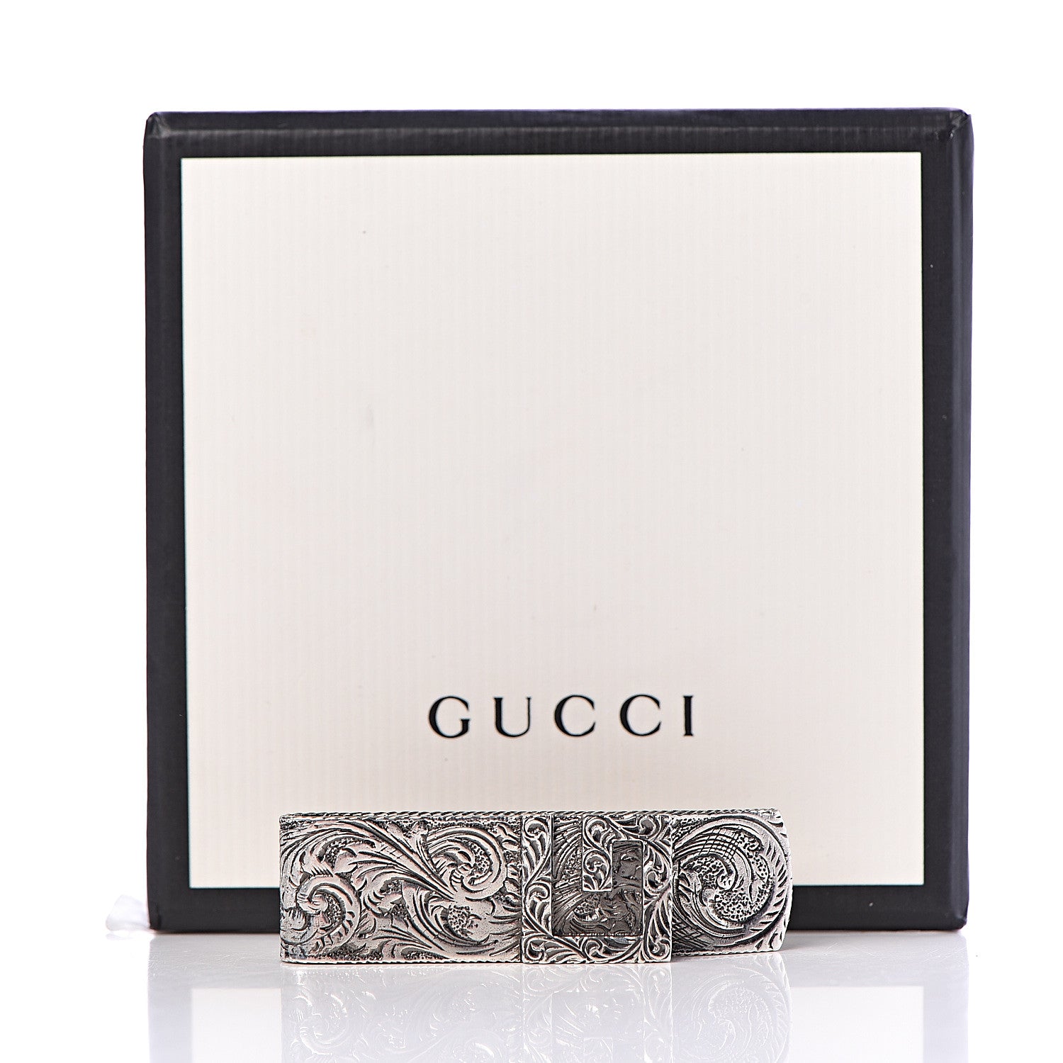 Gucci Sterling Silver G Cube Money Clip 5 of 5